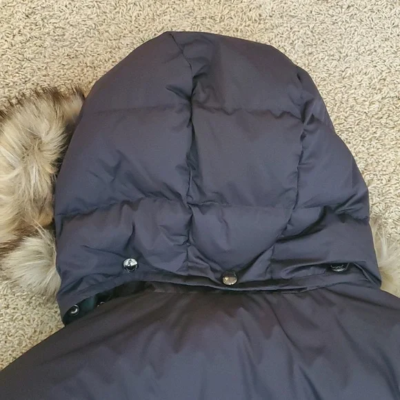 Polo by Ralph Lauren Blue Faux Fur Trim Parka. - Picture 7 of 9